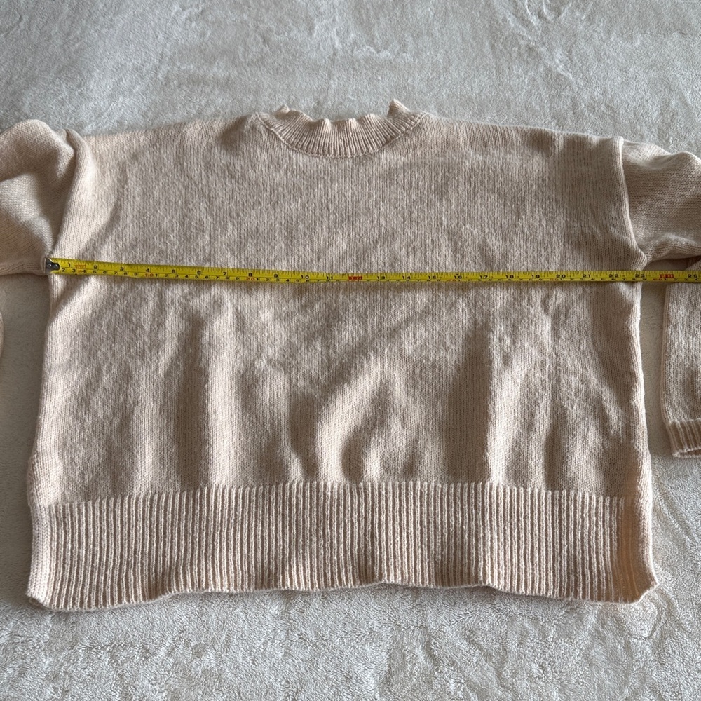 Women’s Cozy Knit Sweater Set in Light Beige - Picture 8 of 13